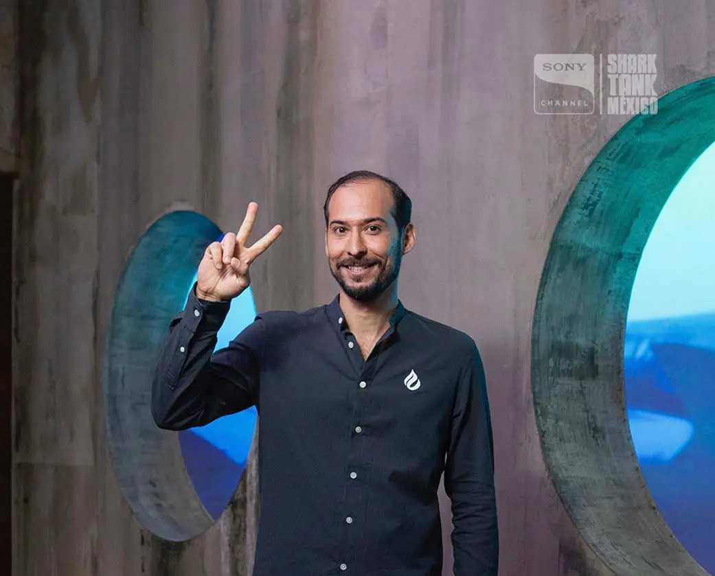 Ricardo Romo durante su participación en Shark Tank México